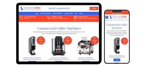 Nationwide Coffee website