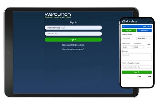 Warburton Web Application & PWA